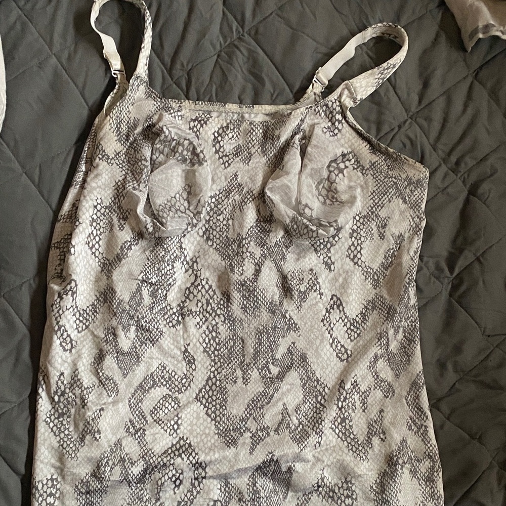 Ruby Ribbon Monochrome Snake Print Camisole